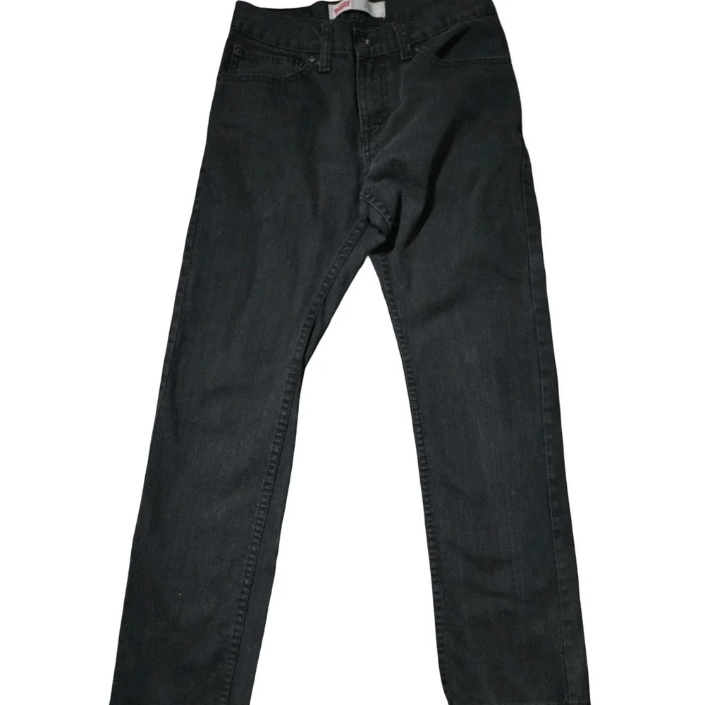 Levi's 511 Slim Fit Jeans Black Stretch Denim‎ Men's 28x28 Dark Wash Classic